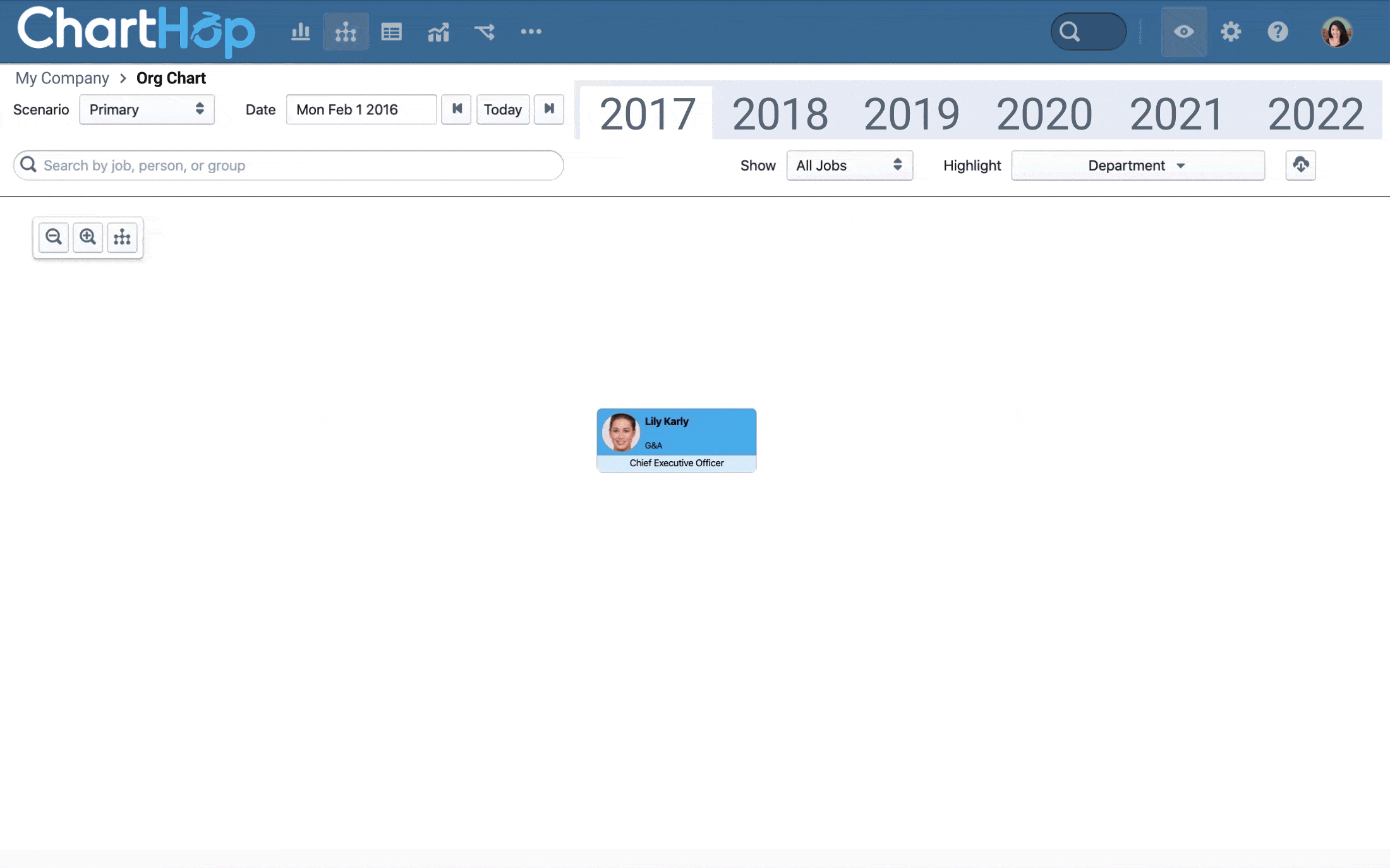 ChartHop Time Travel