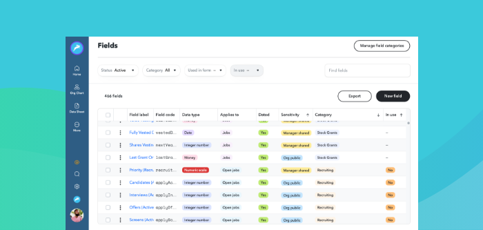 A New Way to Find and Interact with Data Fields in ChartHop