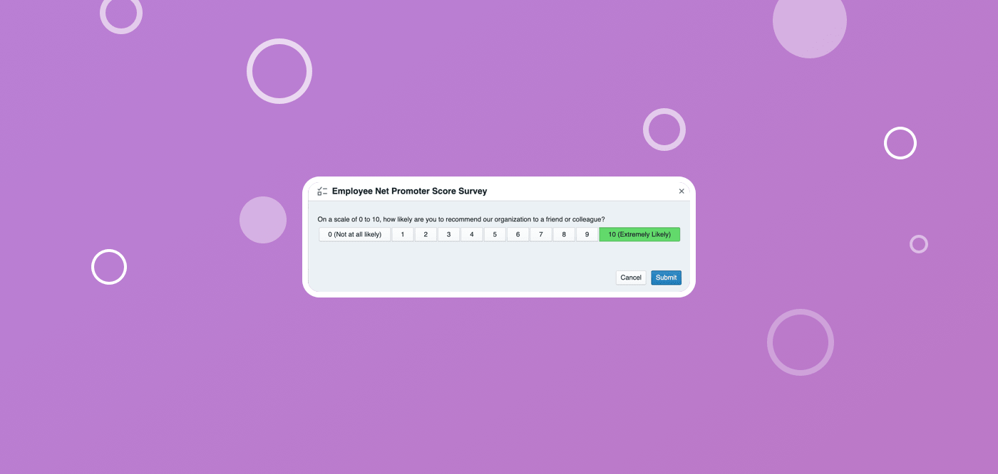 Measuring employee Net Promoter Score (eNPS)