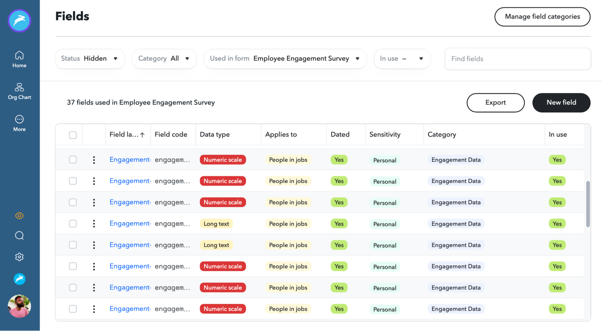 Gain visibility into data fields with ChartHop