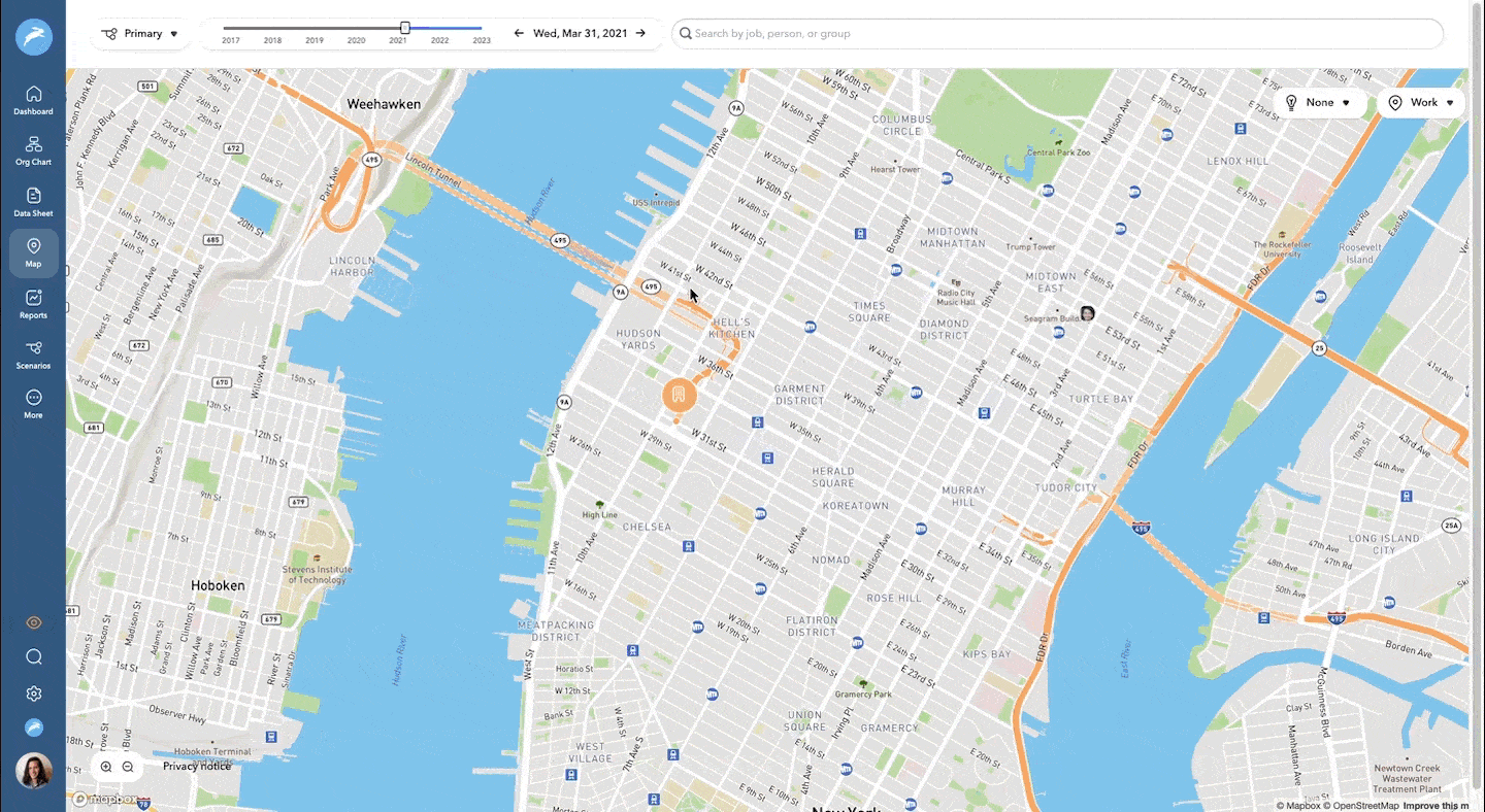 ChartHop Map Side Panel