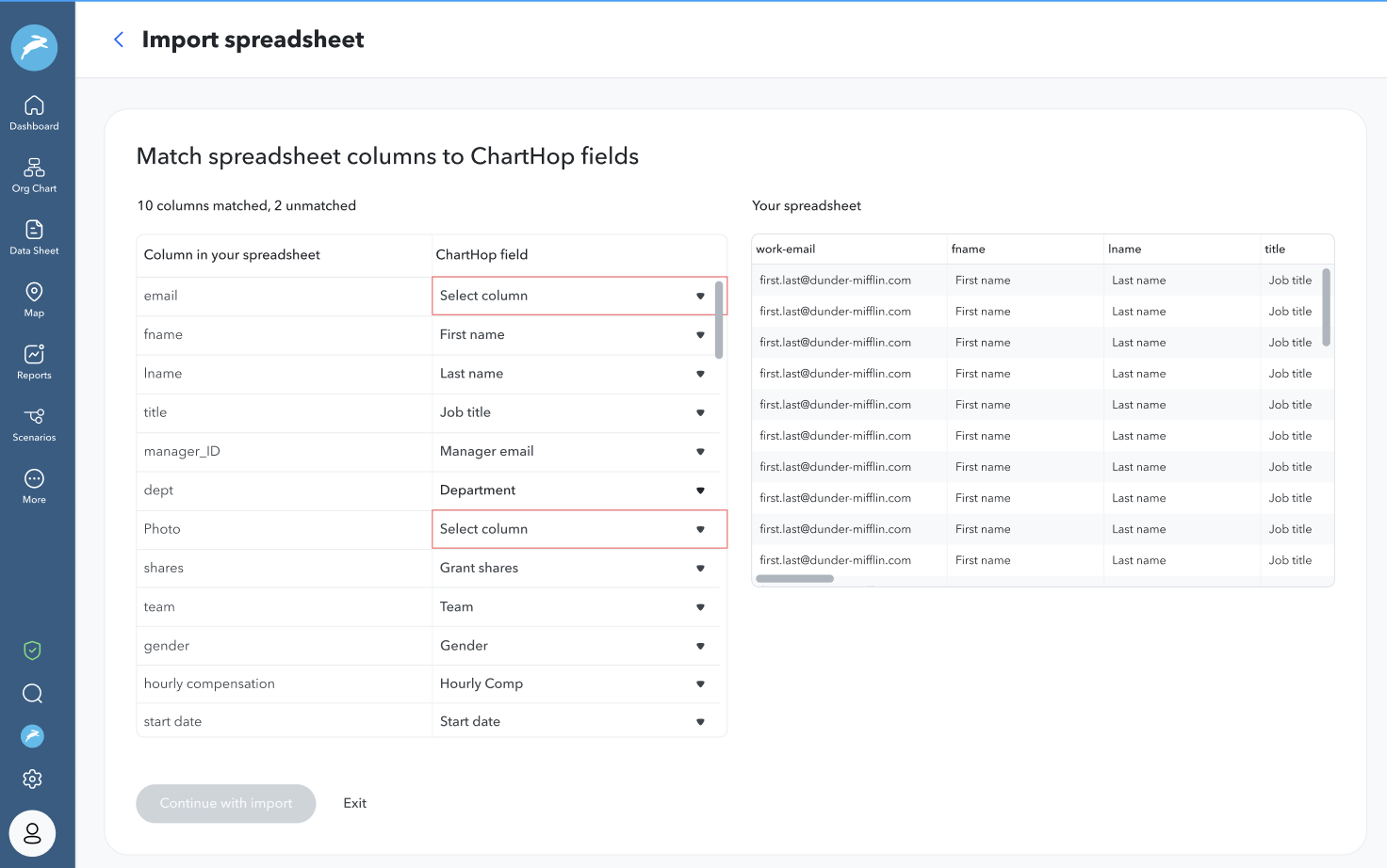 Spreadsheet Importer