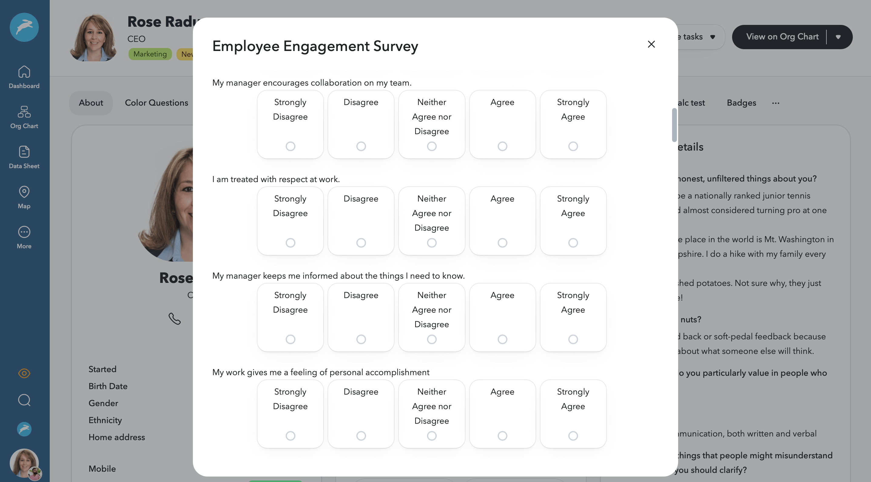ChartHop Employee Experience Image