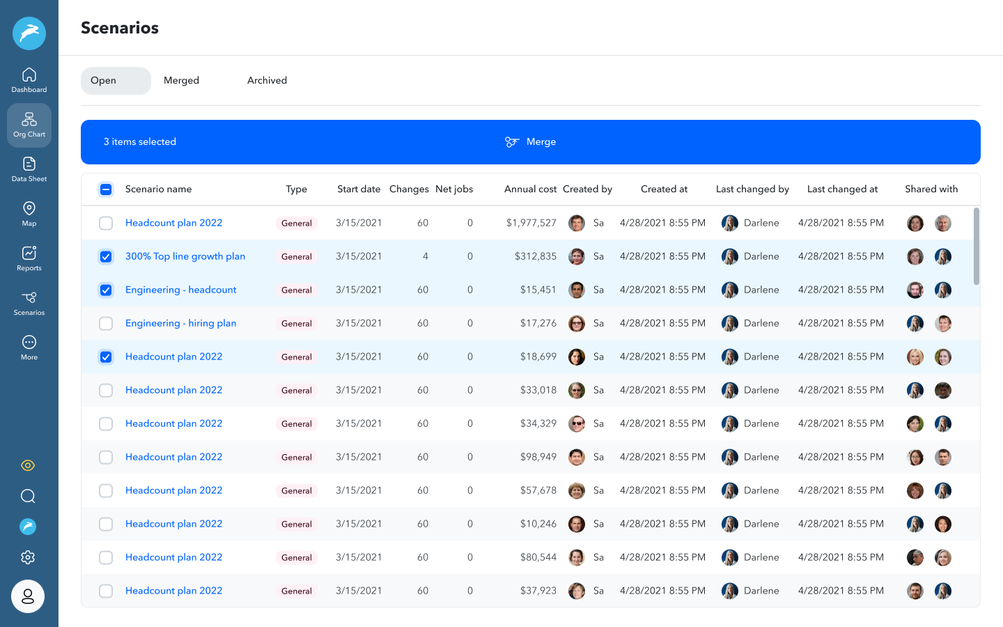 Charthop system preview